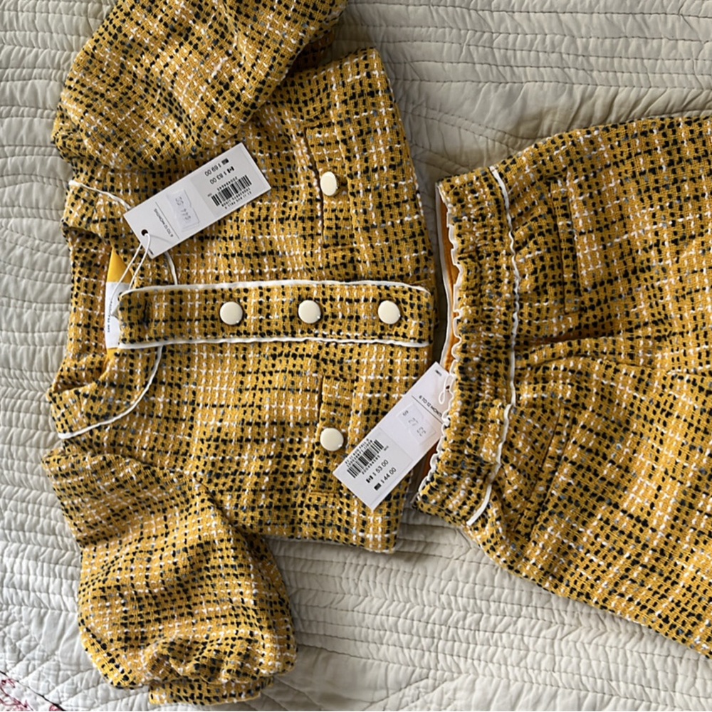 Jainie and Jack Tweed Jacket and Shorts 6-12 months